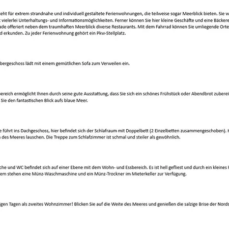 Schloss Am - Duenenstr 25, App 16 公寓 *